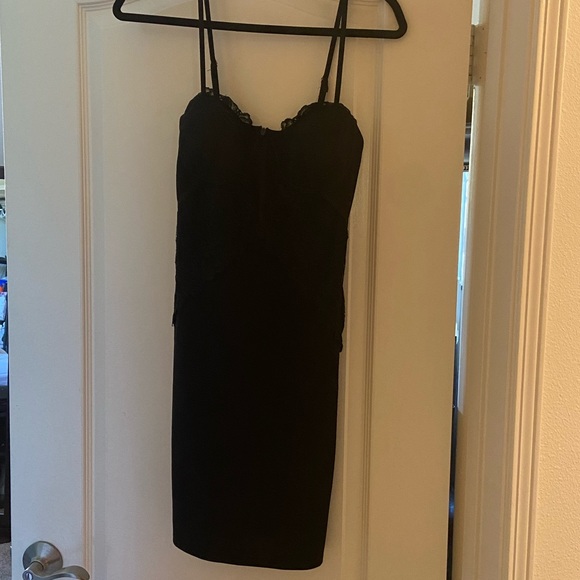 🆕WT! Nordstrom’s Haute Mode Lil Black Dress - full Cup support - Picture 9 of 10